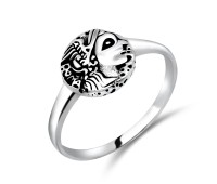 Silver Ring Antique Design NSR-312
